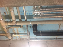 衛生設備配管の写真