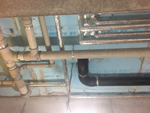 衛生設備配管の写真